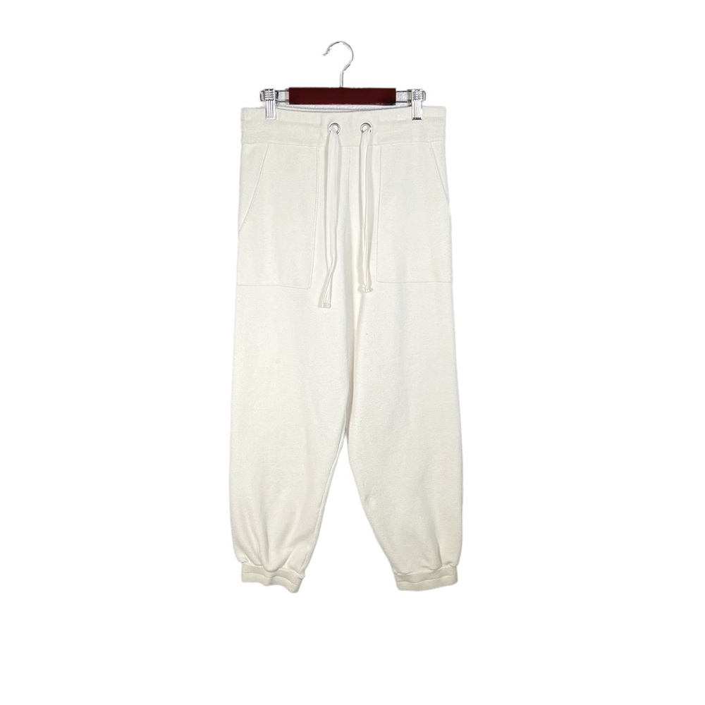 Zara Taupe Brown Drawstring Joggers